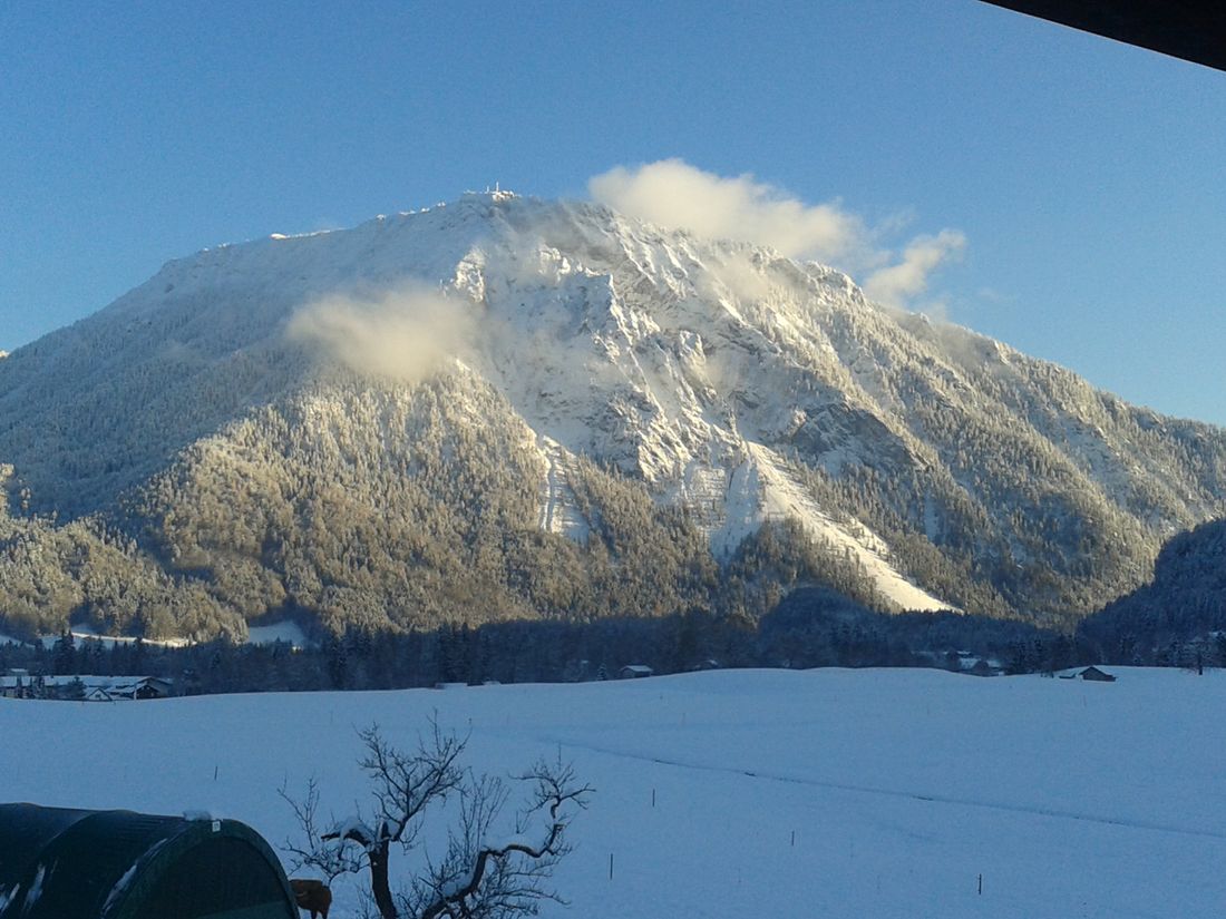 Der Rauschberg im Winterkleid