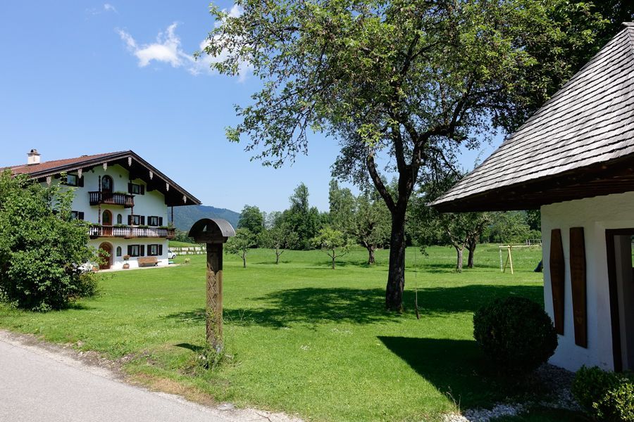 Blick auf den Hof