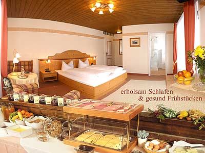 Landhauszimmer & Frühstücksbuffet