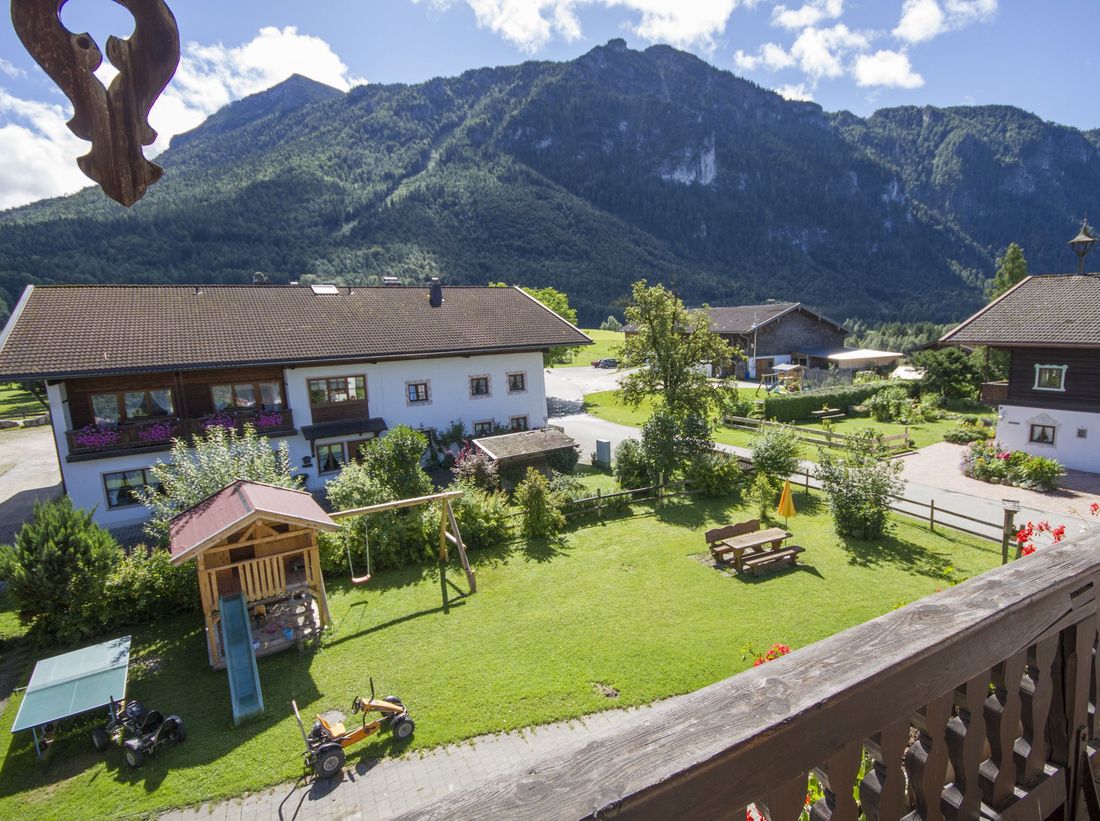 Blick vom Balkon