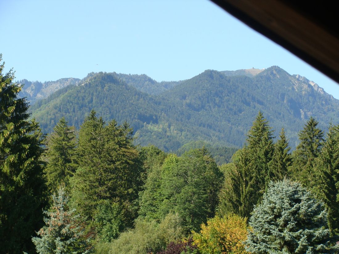 Ausblick Hochfelln Westbalkon