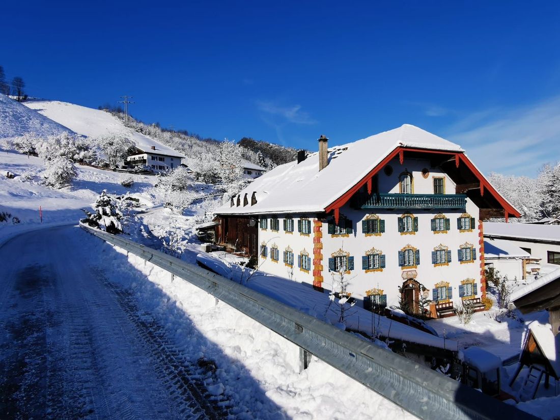 Hof im Winter