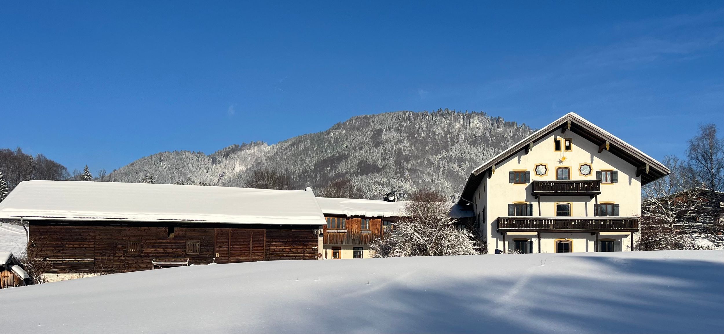 Maiergschwendter Hof im Winter