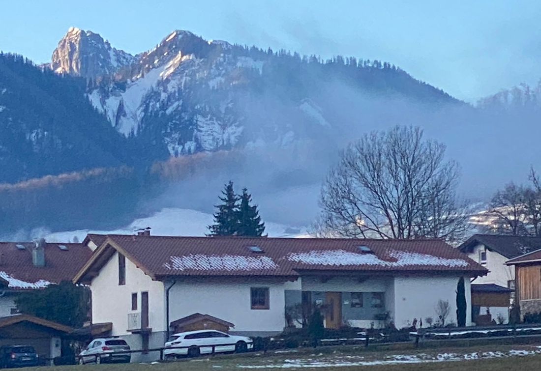 Die Hörndlwand im winterlichen Kleid