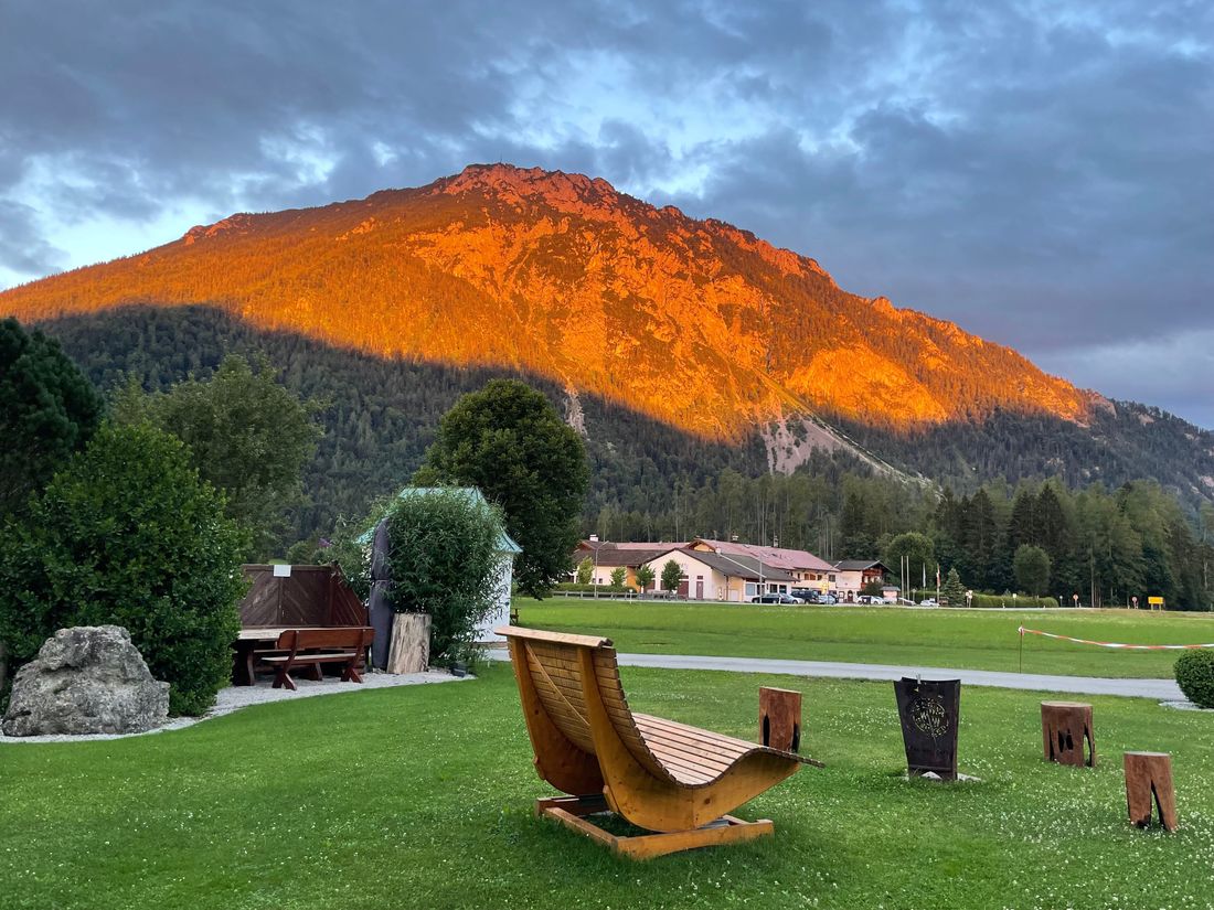 Rauschberg im Abendrot
