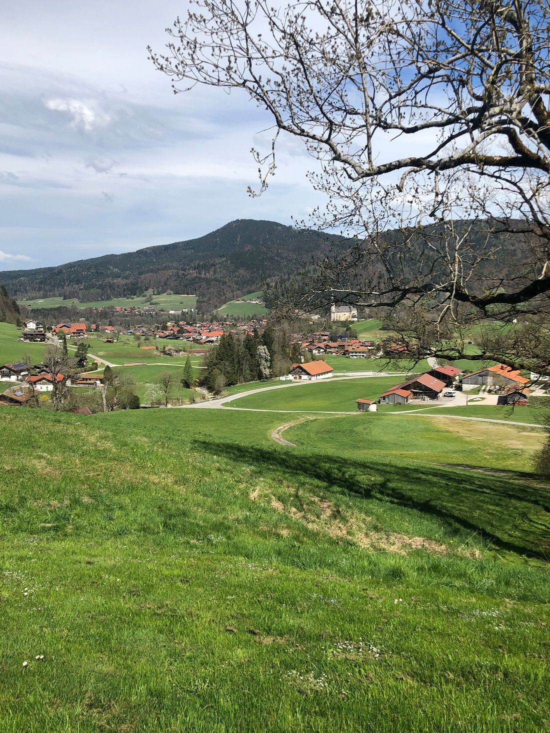 Balkonblick auf Ruhpolding