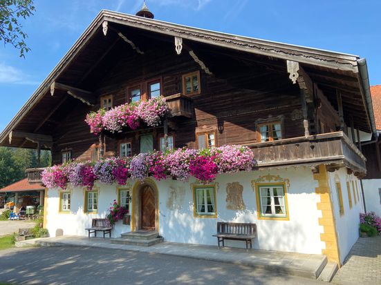 Bauernhaus Ferienwohnung im 2. Stock/Balkon