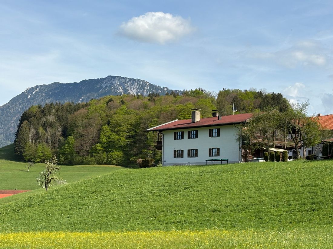 Westansicht mit Rauschberg im Hintergrund