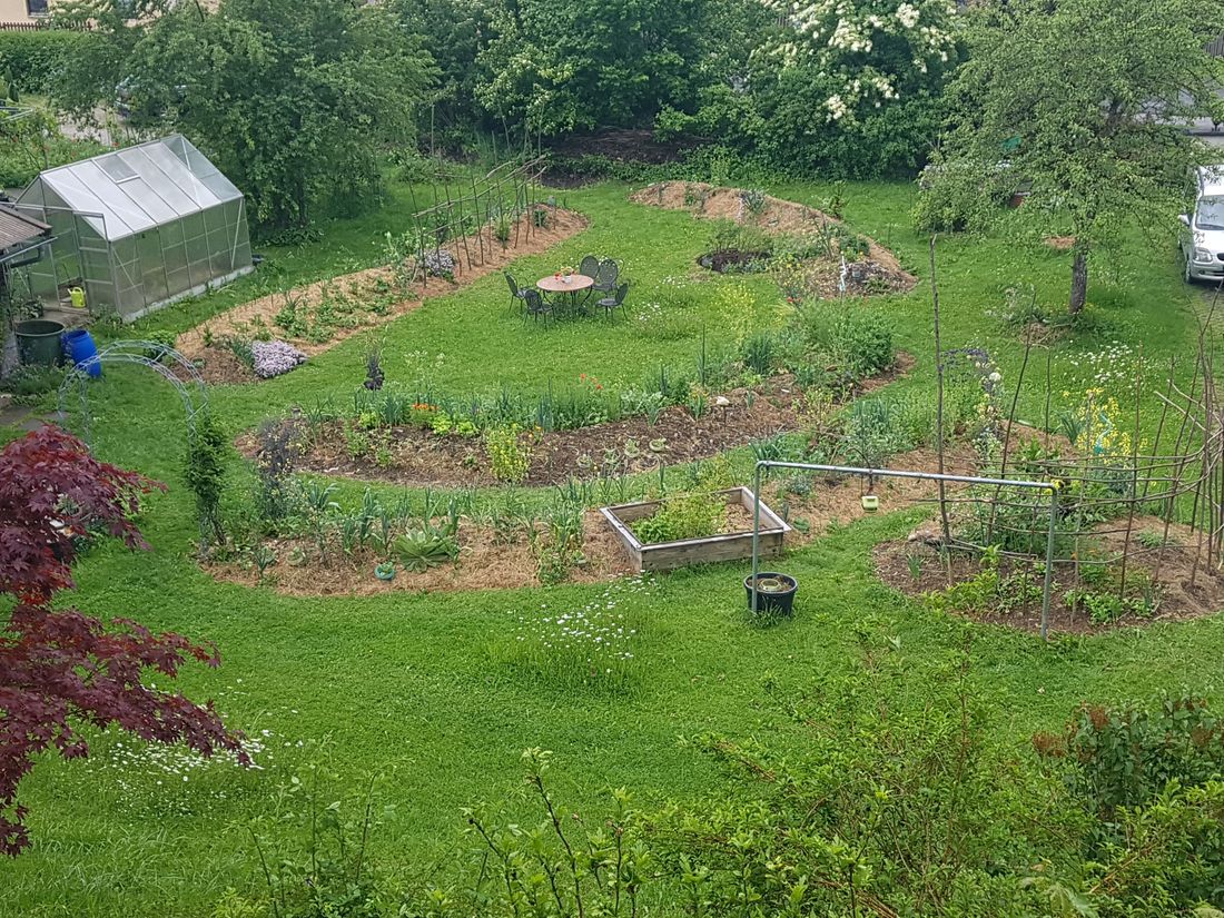 der Permakulturgarten im Frühling