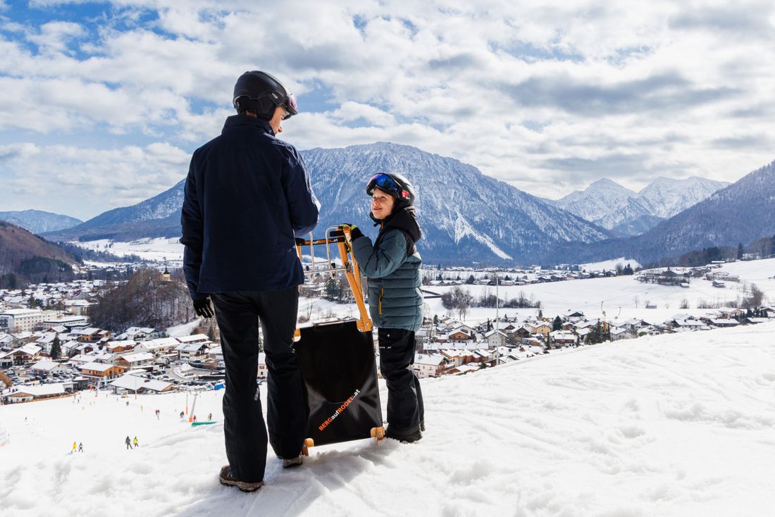 Panoramablick über Ruhpolding vom Westernberg