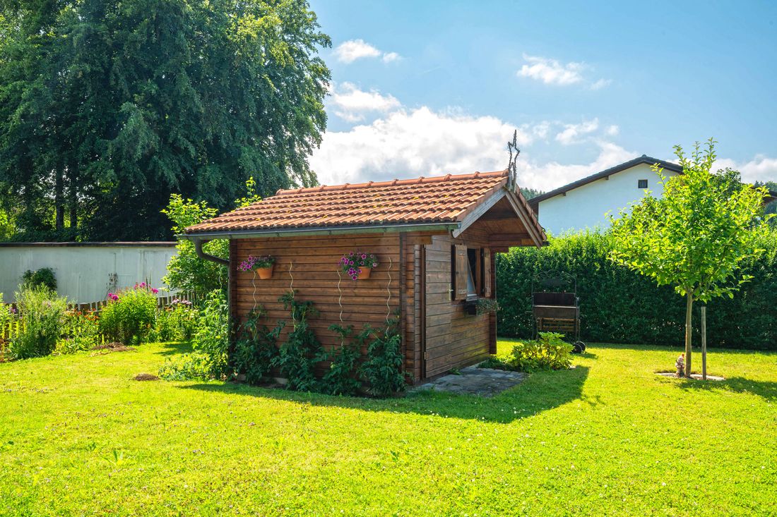 Gartenhaus im Garten