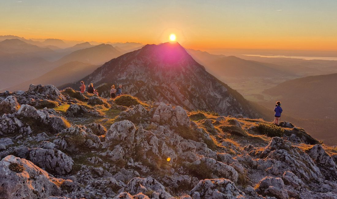 Gipfel-Ausblick Hochstaufen