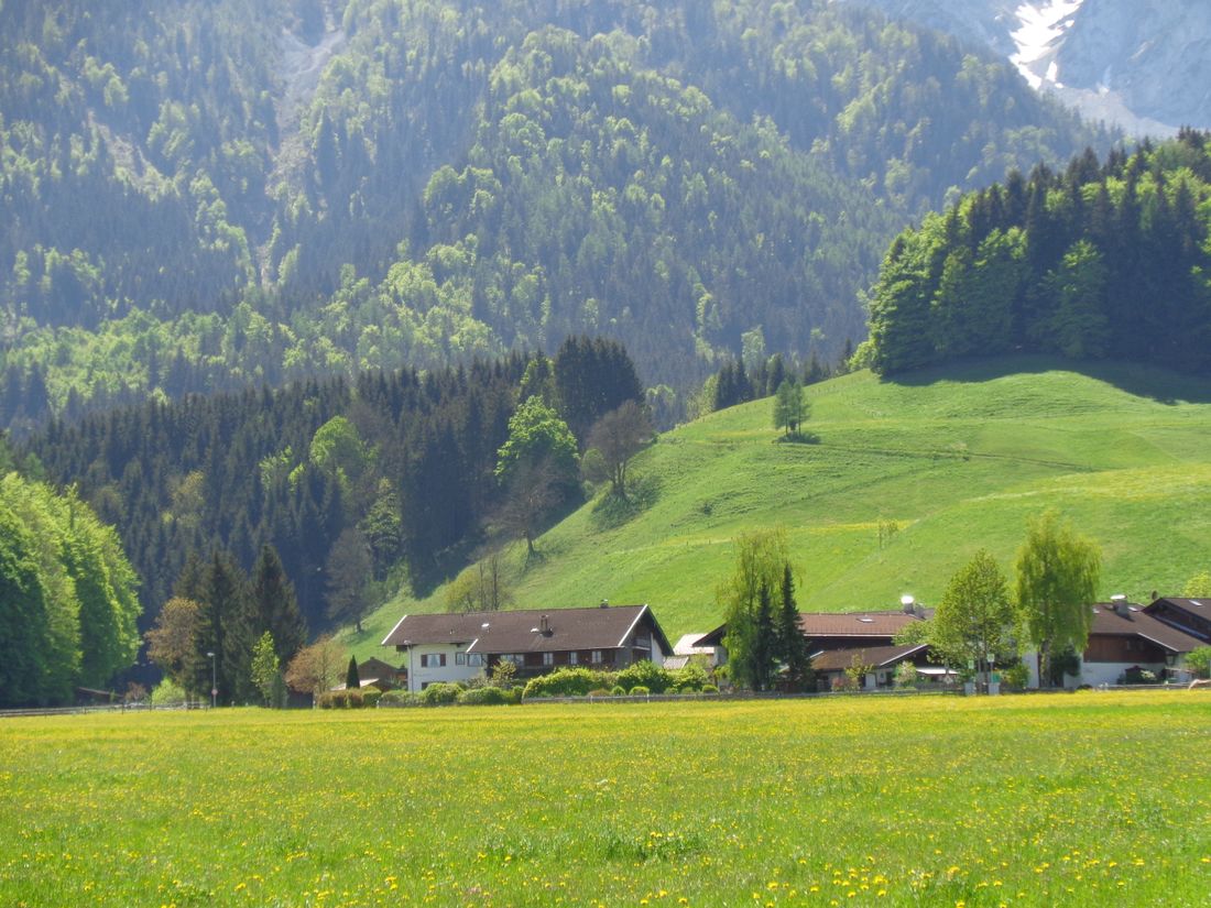 Blick auf unsere Gegend