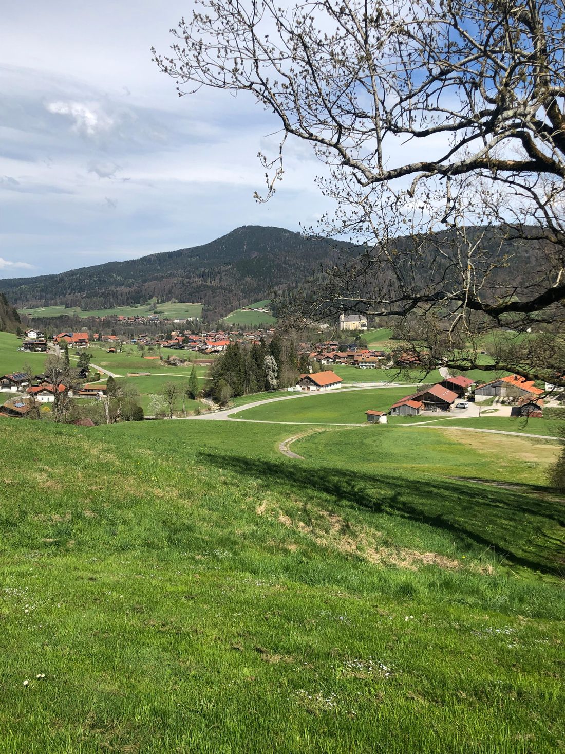Balkonblick auf Ruhpolding