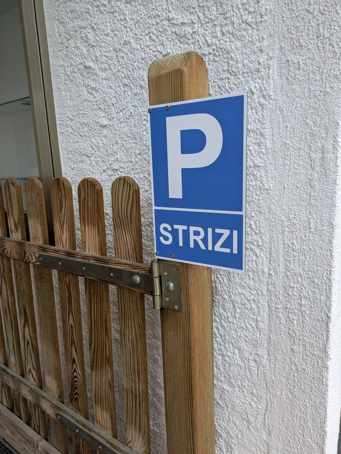 Hier befindet sich der Parkplatz