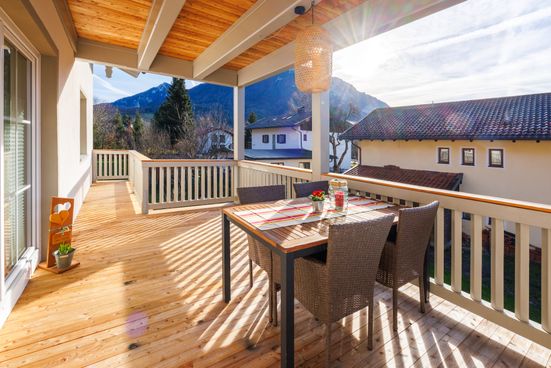 Blick vom Balkon Richtung Osten