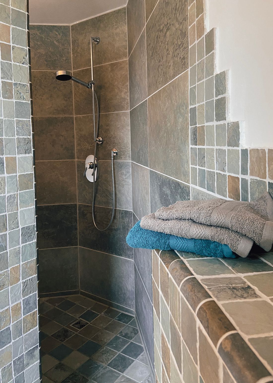 Begehbare Dusche