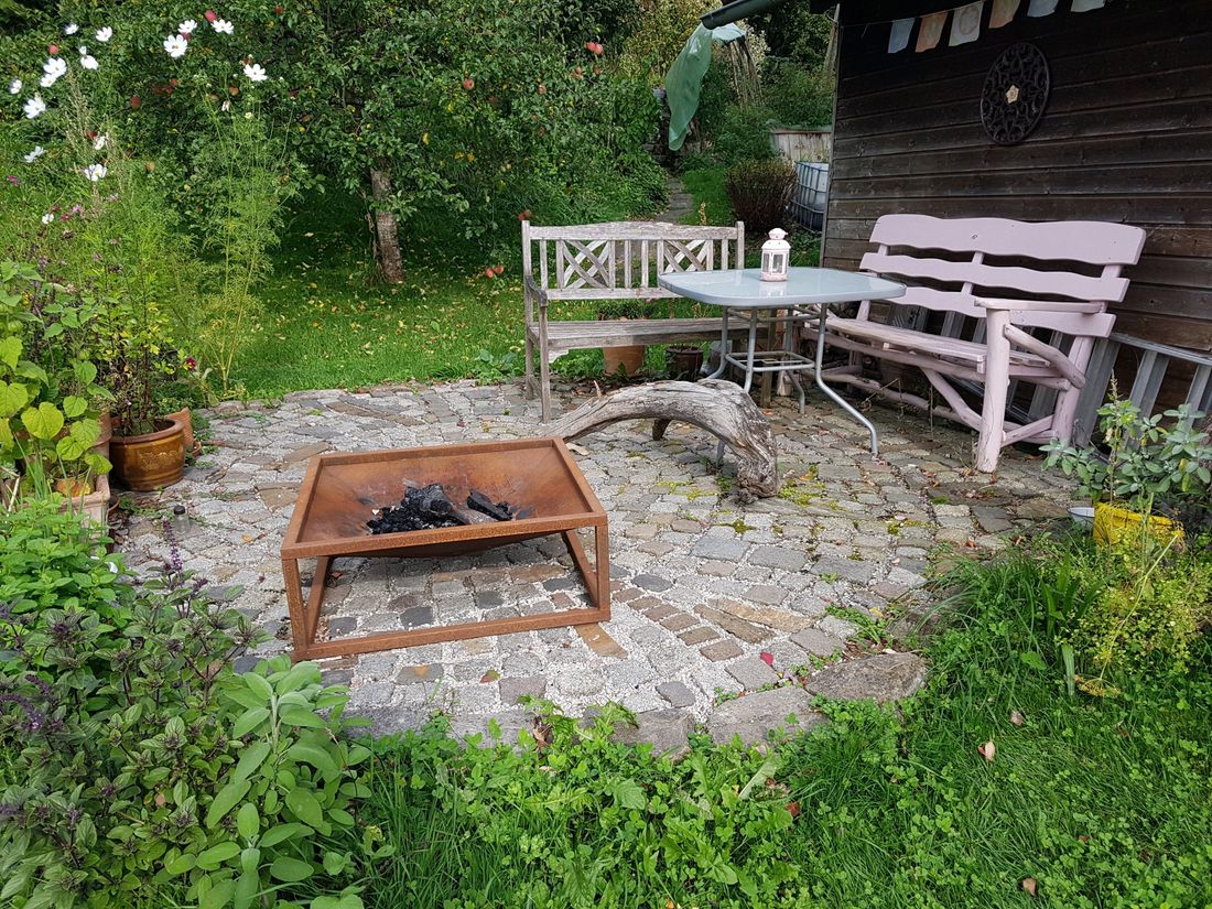 Feuerstelle im Garten