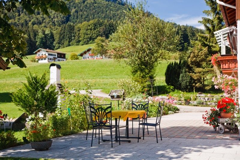 Unsere gepflegte Terrasse