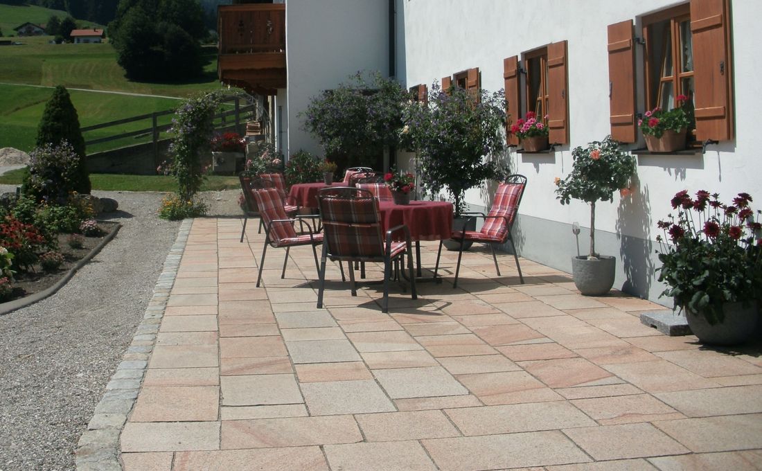 Ausspannen auf der Terrasse