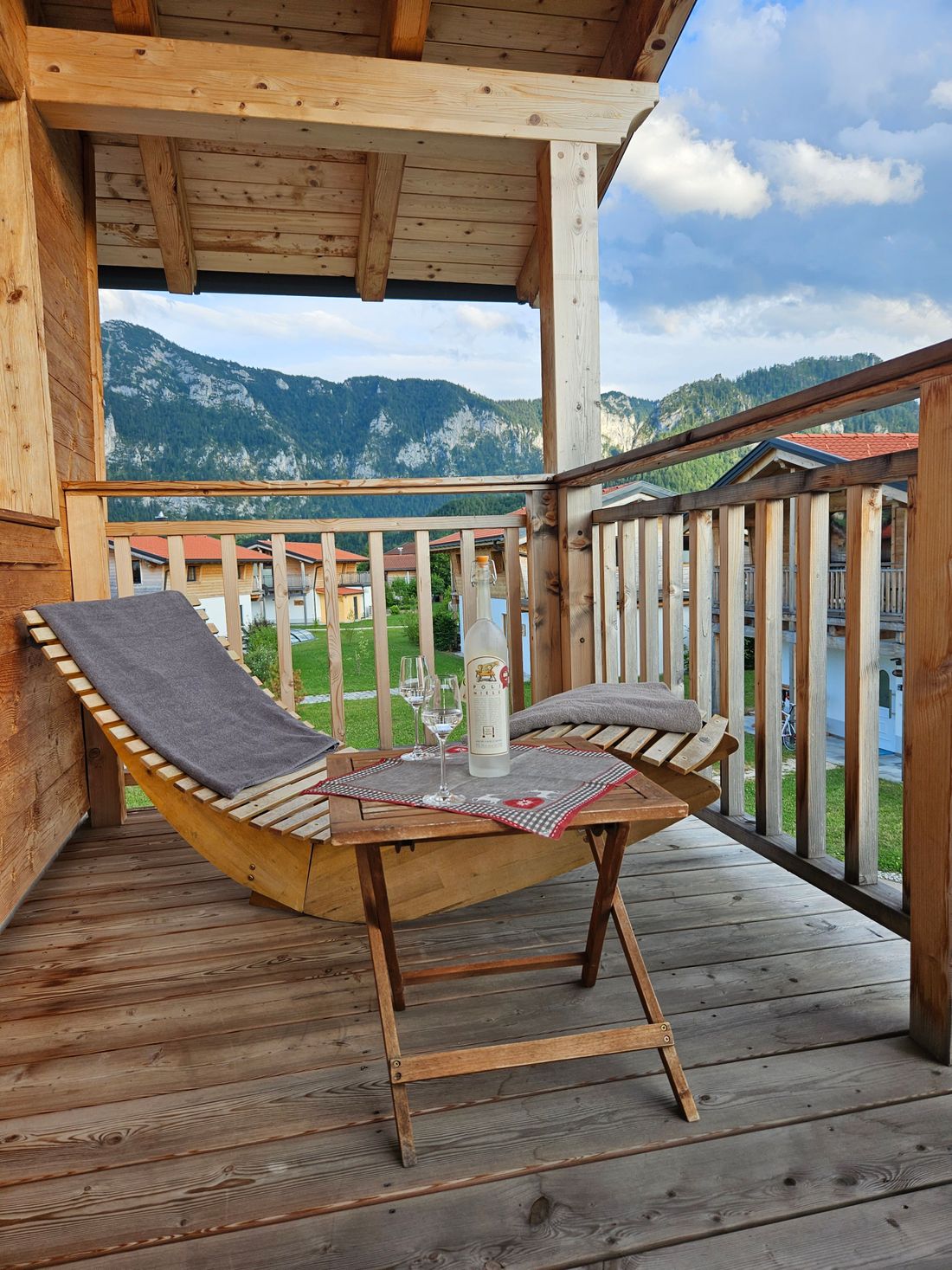 Ausblick vom Balkon Fewo 1. Stock