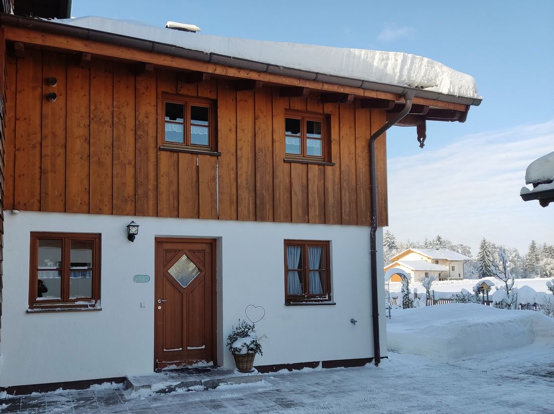 Unser Haus im Winter
