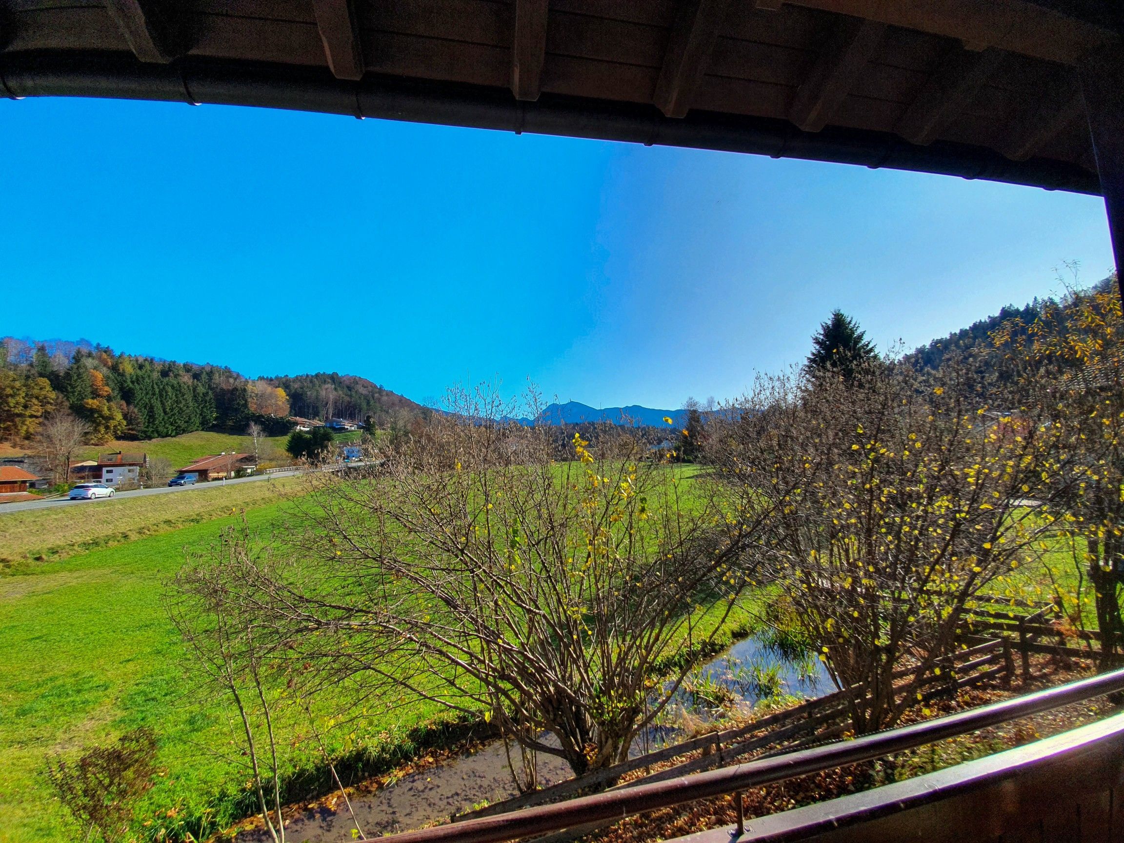 Ausblick aus der Ferienwohnung Hammer-Alpenblick