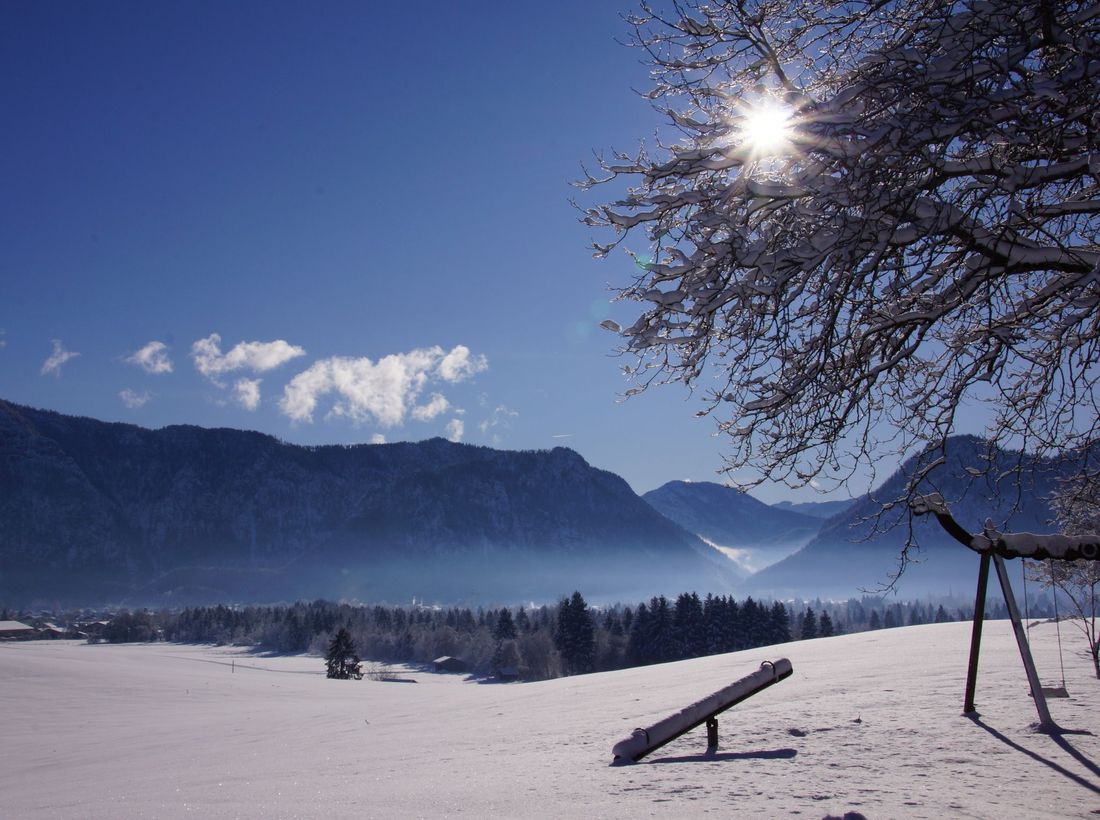Unser Spielplatz im Winter