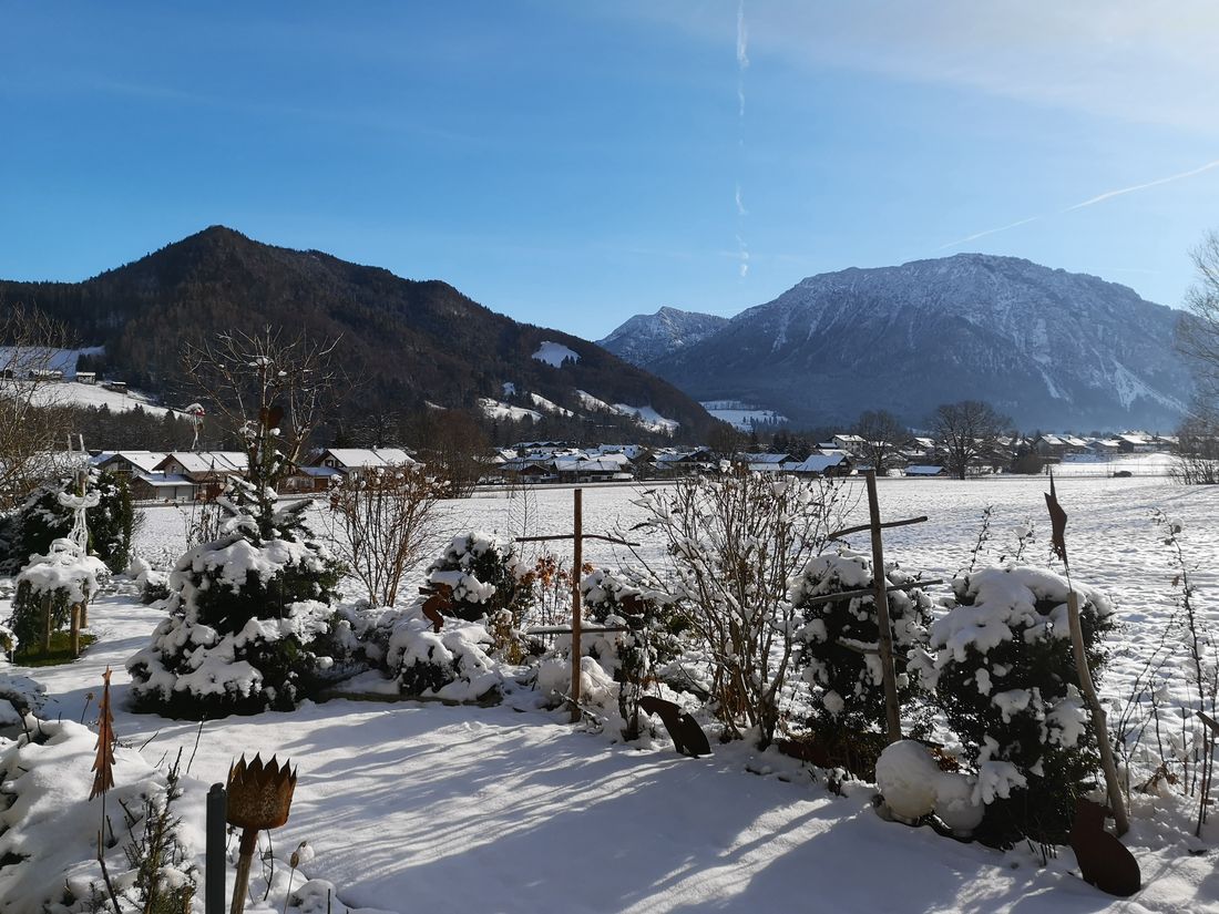 Aussicht auf Rauschberg und Zellerberg