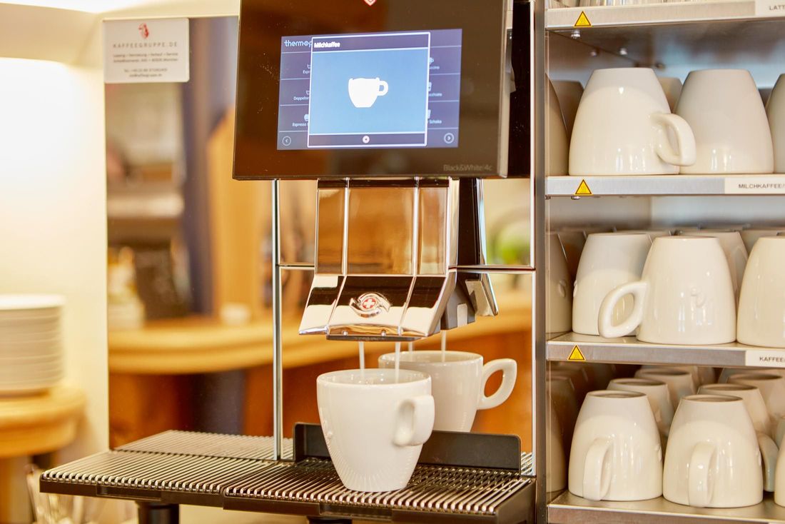 Besten Kaffee aus unserer neuen Kaffeemaschine