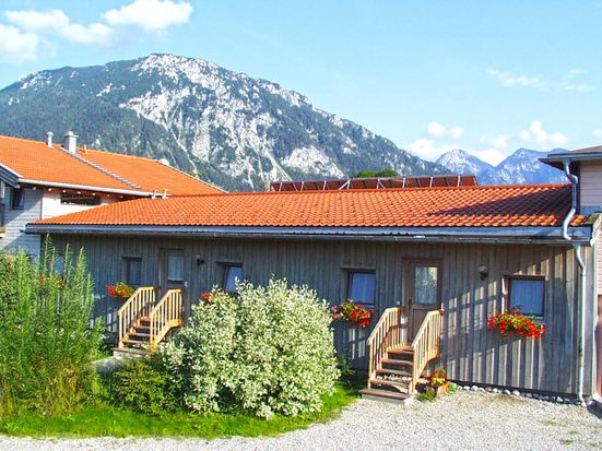 Blick auf die Wohnungen