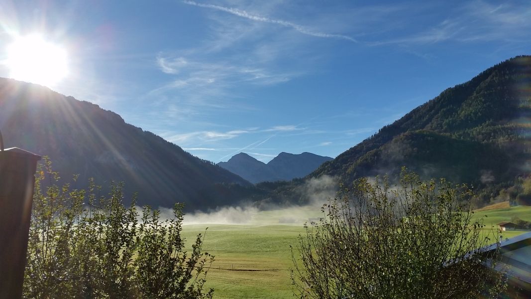 Sommerpanorama vom Haus aus fotografiert