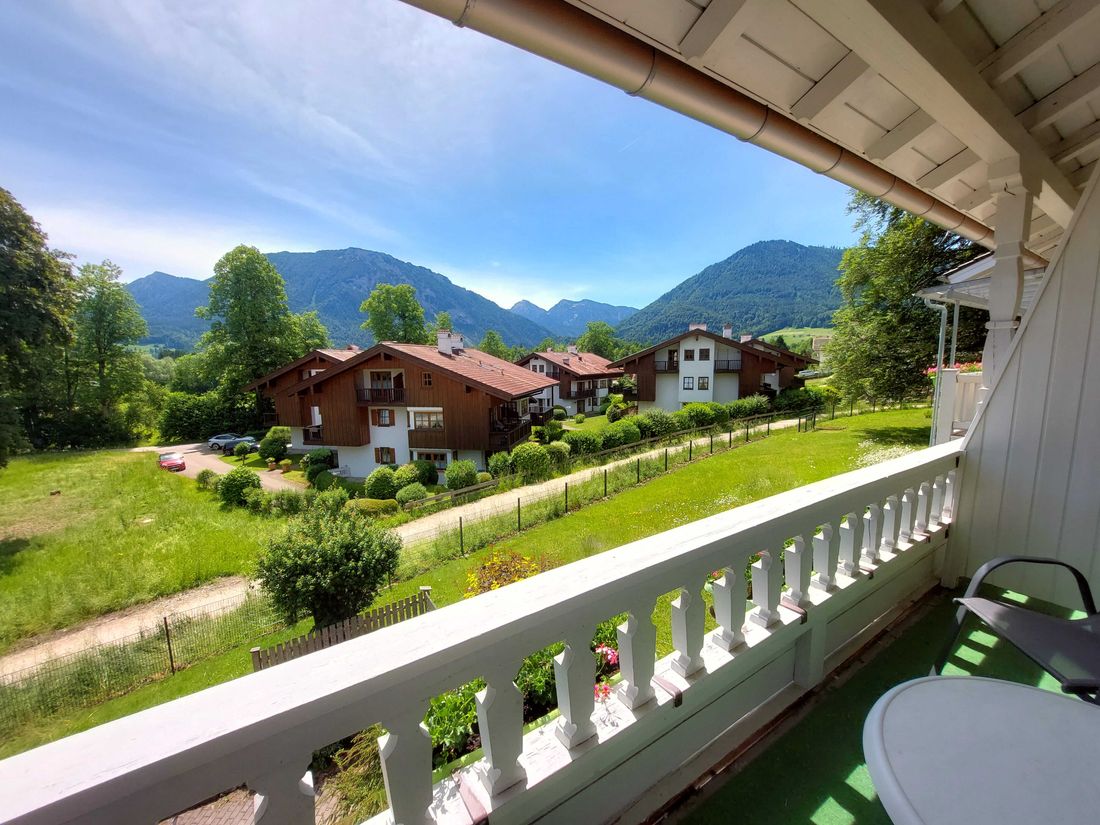 Blick vom Balkon