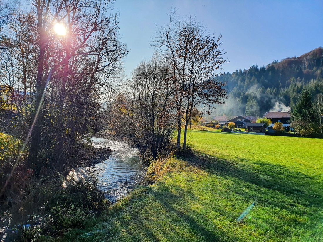 Landschaft in Hammer bei Siegsdorf