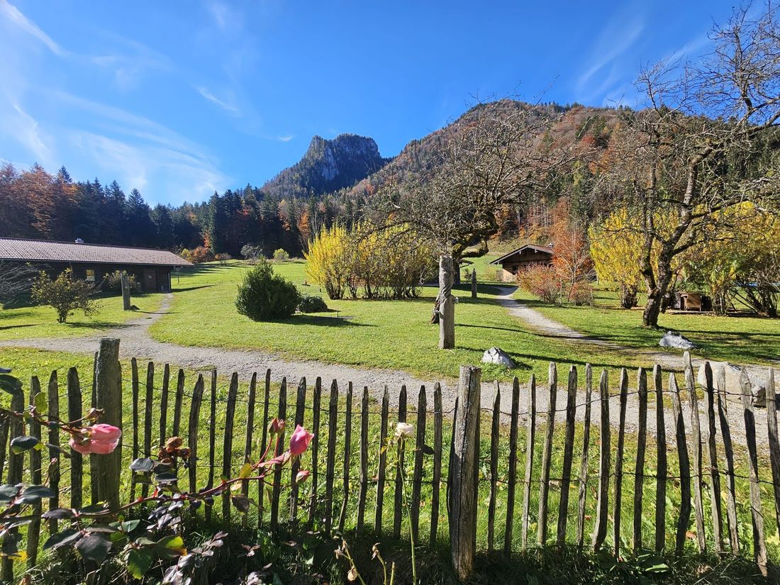 Herbstliches Chaletdorf
