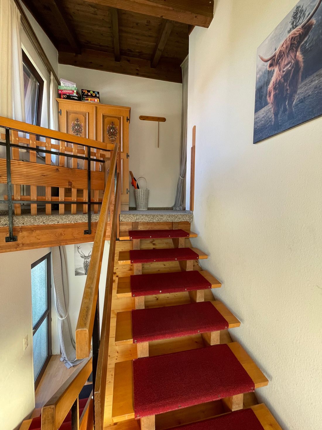 Treppenaufgang Fewo Bergtraum