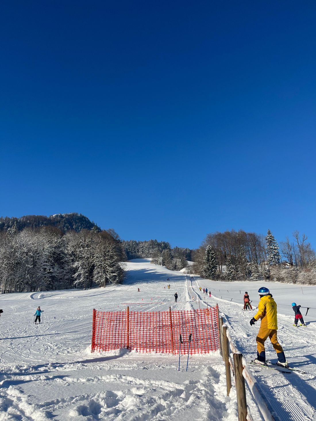 Spaß am hauseigenen Skilift