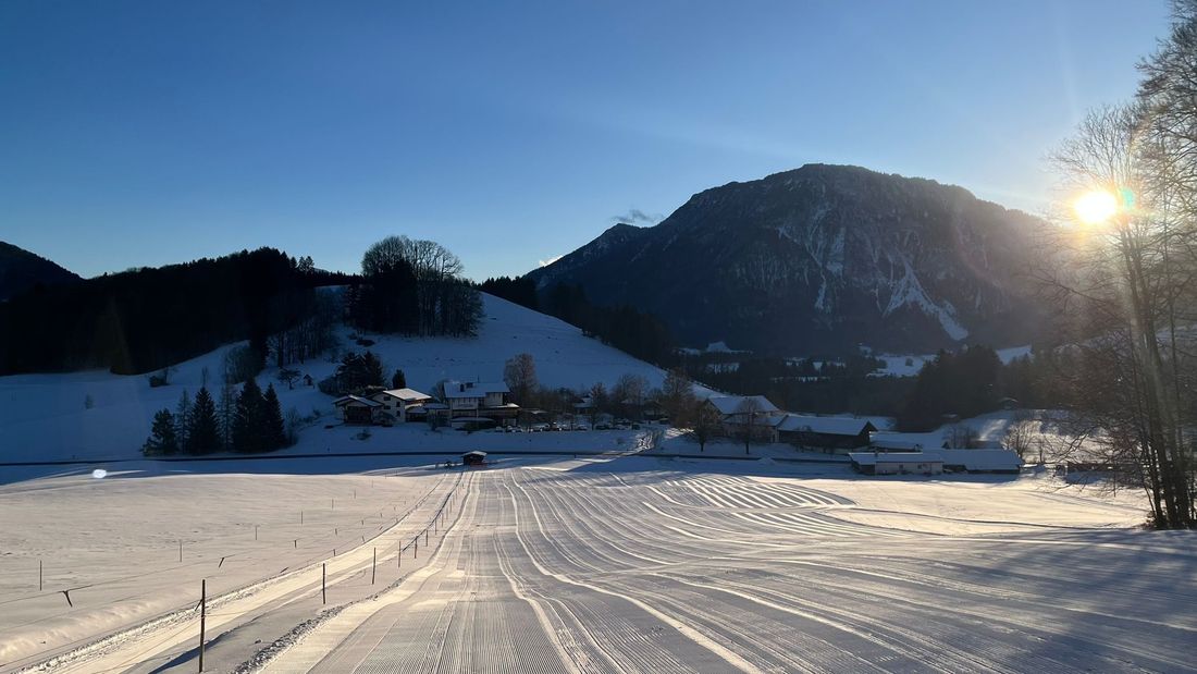 Winterbild Skilift