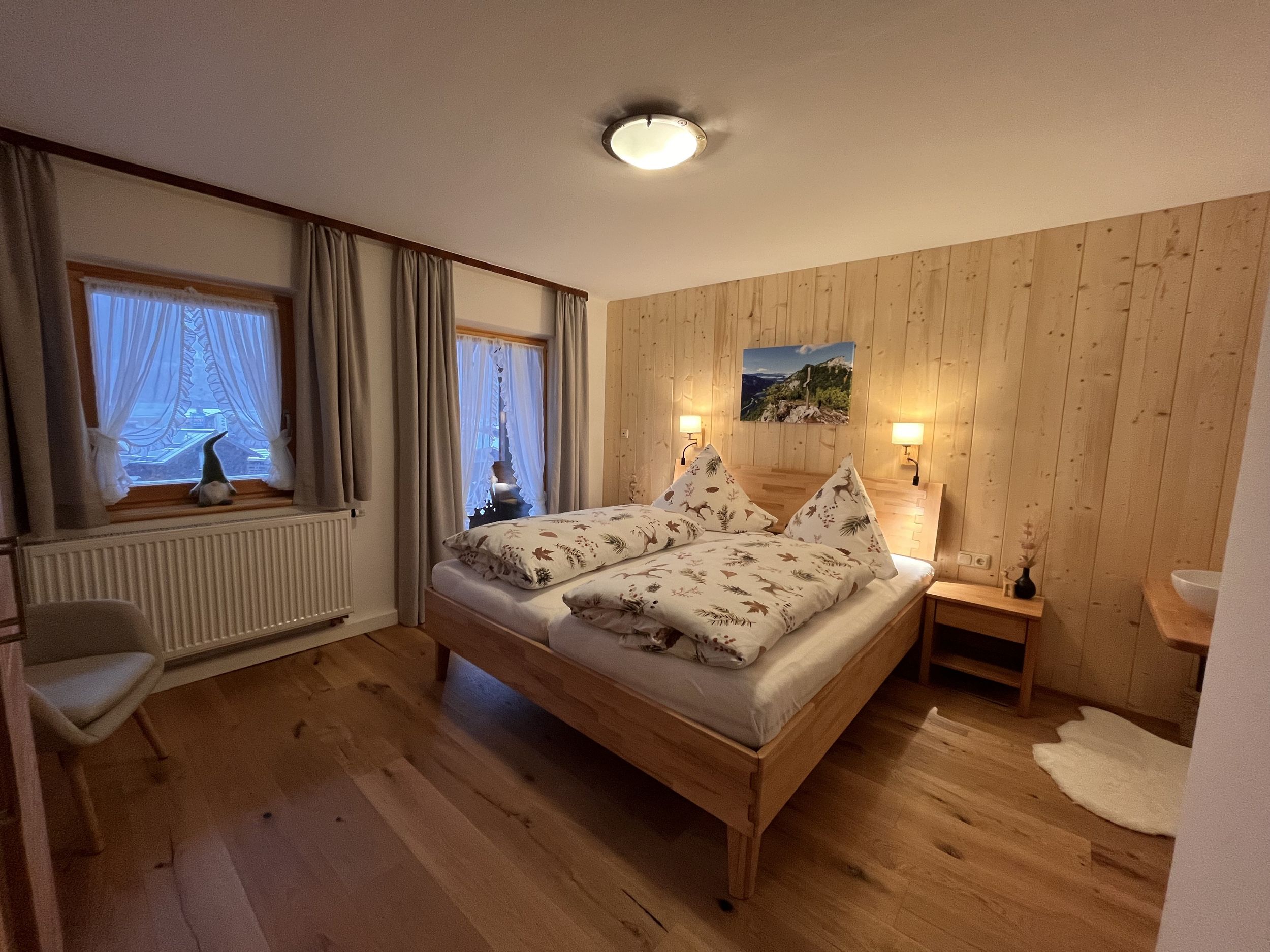 Schlafzimmer mit Balkon