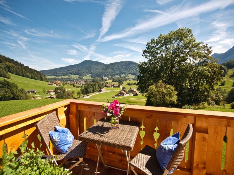 Blick vom Balkon