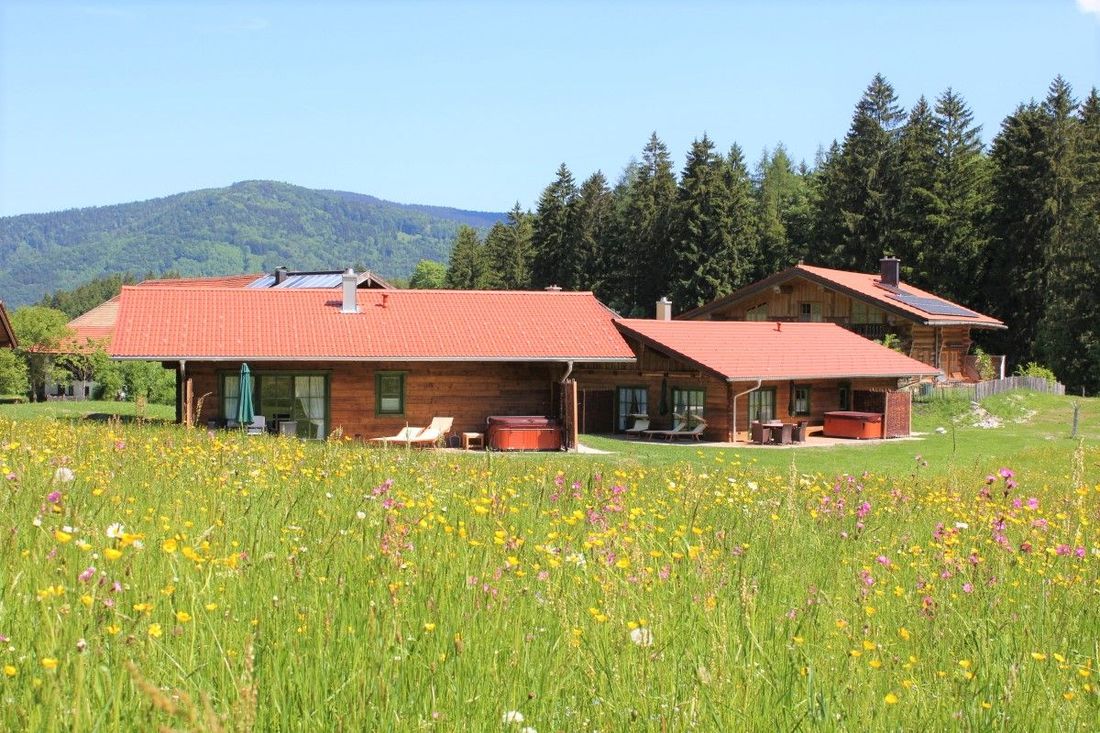 Chalets in mitten der Natur