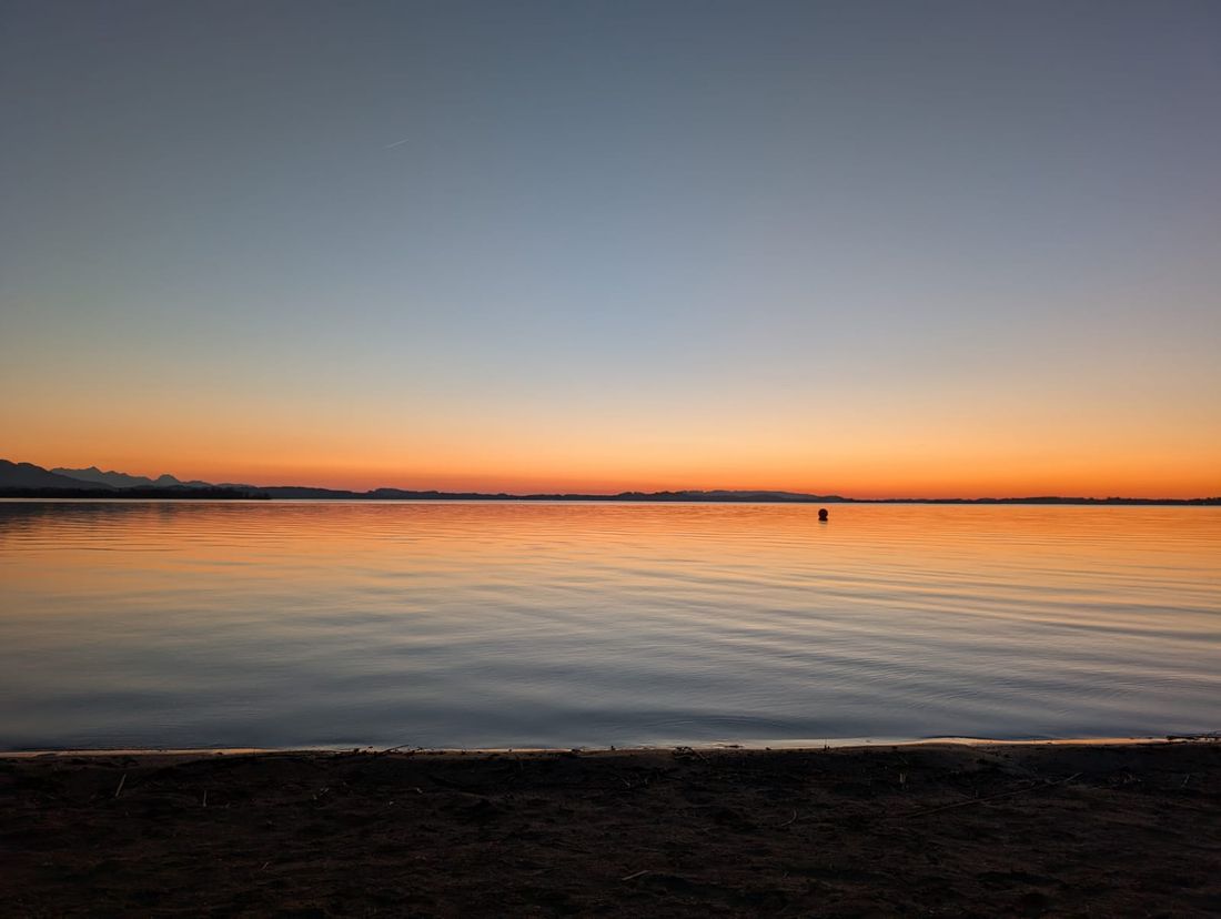 Sonnenuntergang Chiemsee