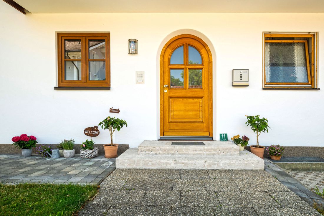Eingangsbereich zur Ferienwohnung am Chiemsee
