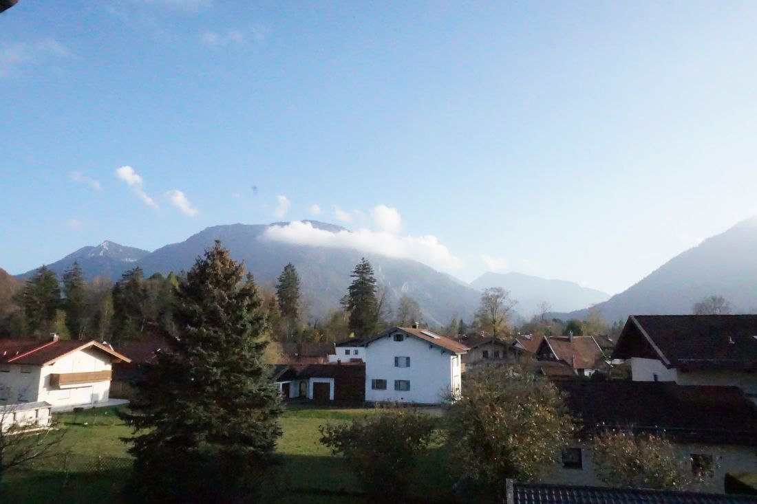 Blick auf das Ruhpoldinger Bergpanorama